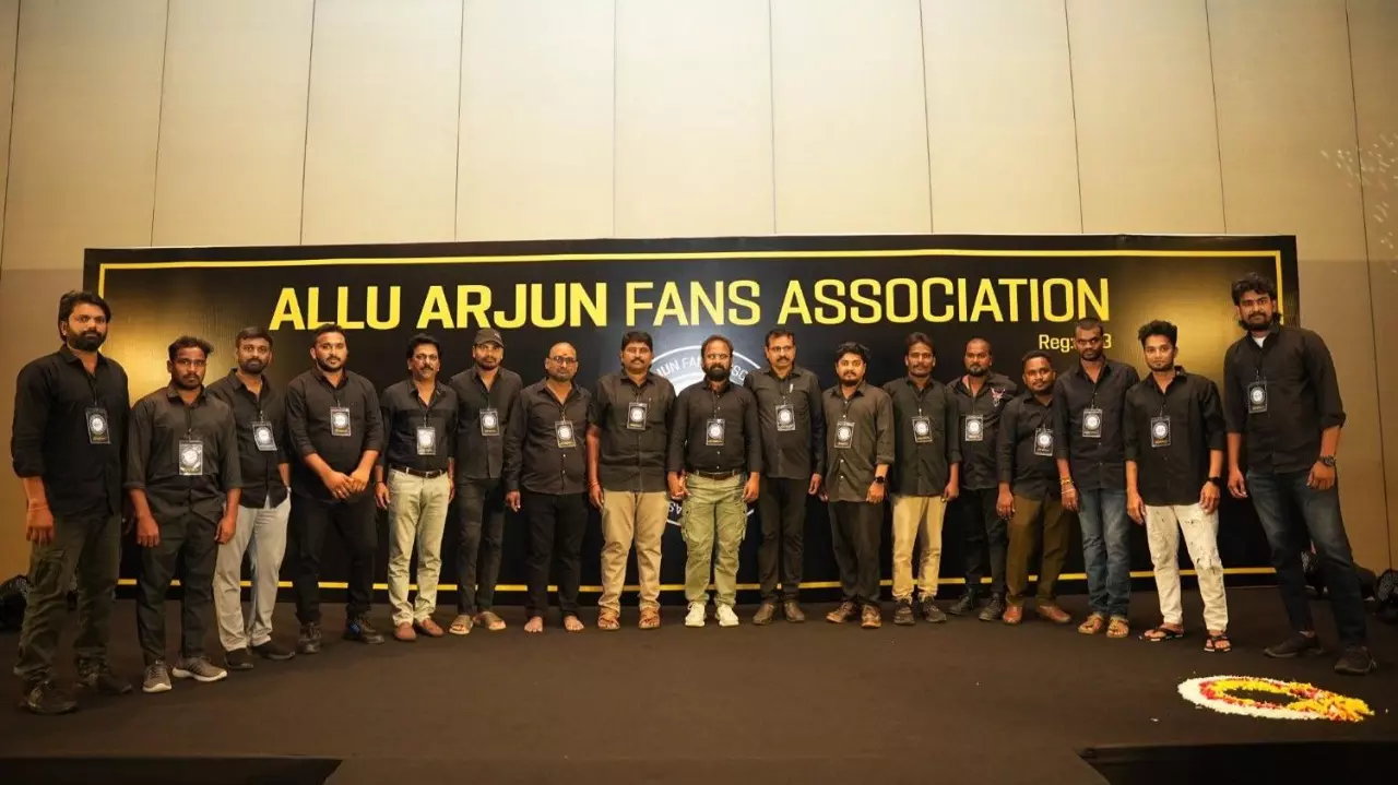 Allu Arjun Fans Association committee members Allu Arjun Fans Association committee members