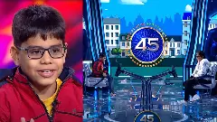 Ishit Bhatt with Amitabh Bachchan on Kaun Banega Crorepati