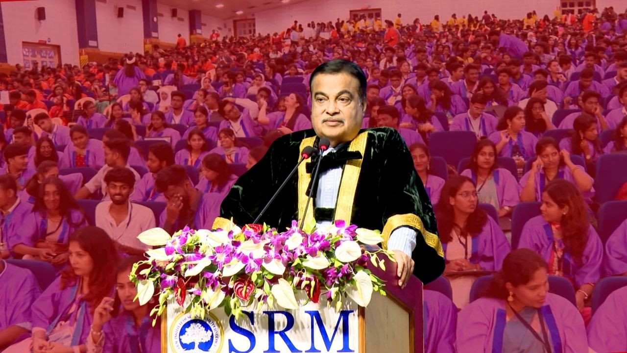 Srm Convocation Nitin Gadkari at SRM convocation: Youth must prioritise nation-building