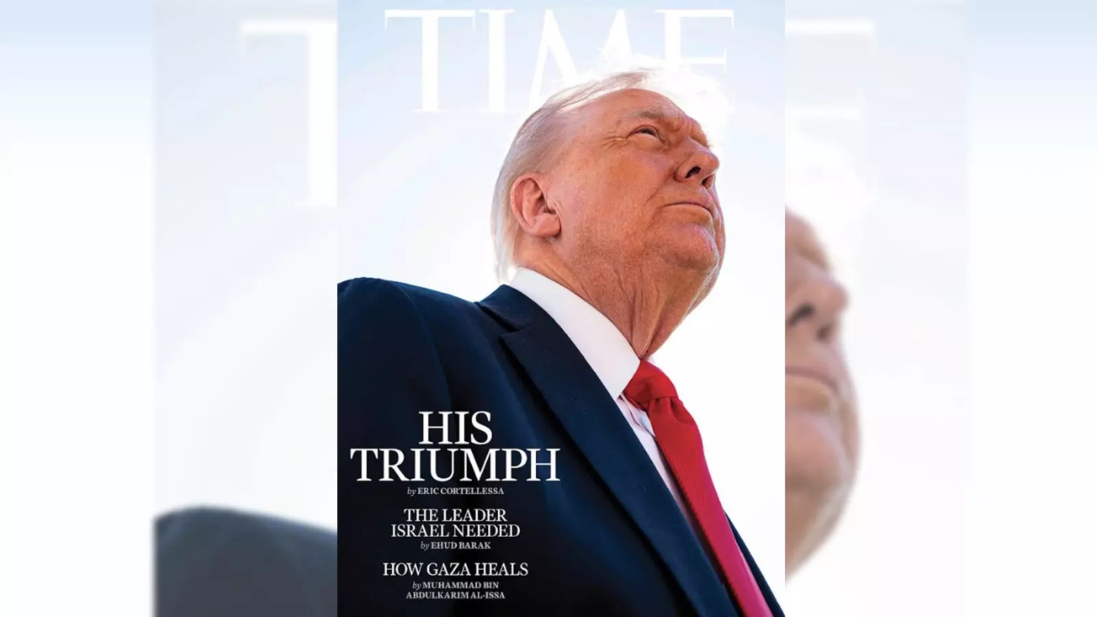 US President Donald Trump on the Time magazine cover US President Donald Trump on the Time magazine cover