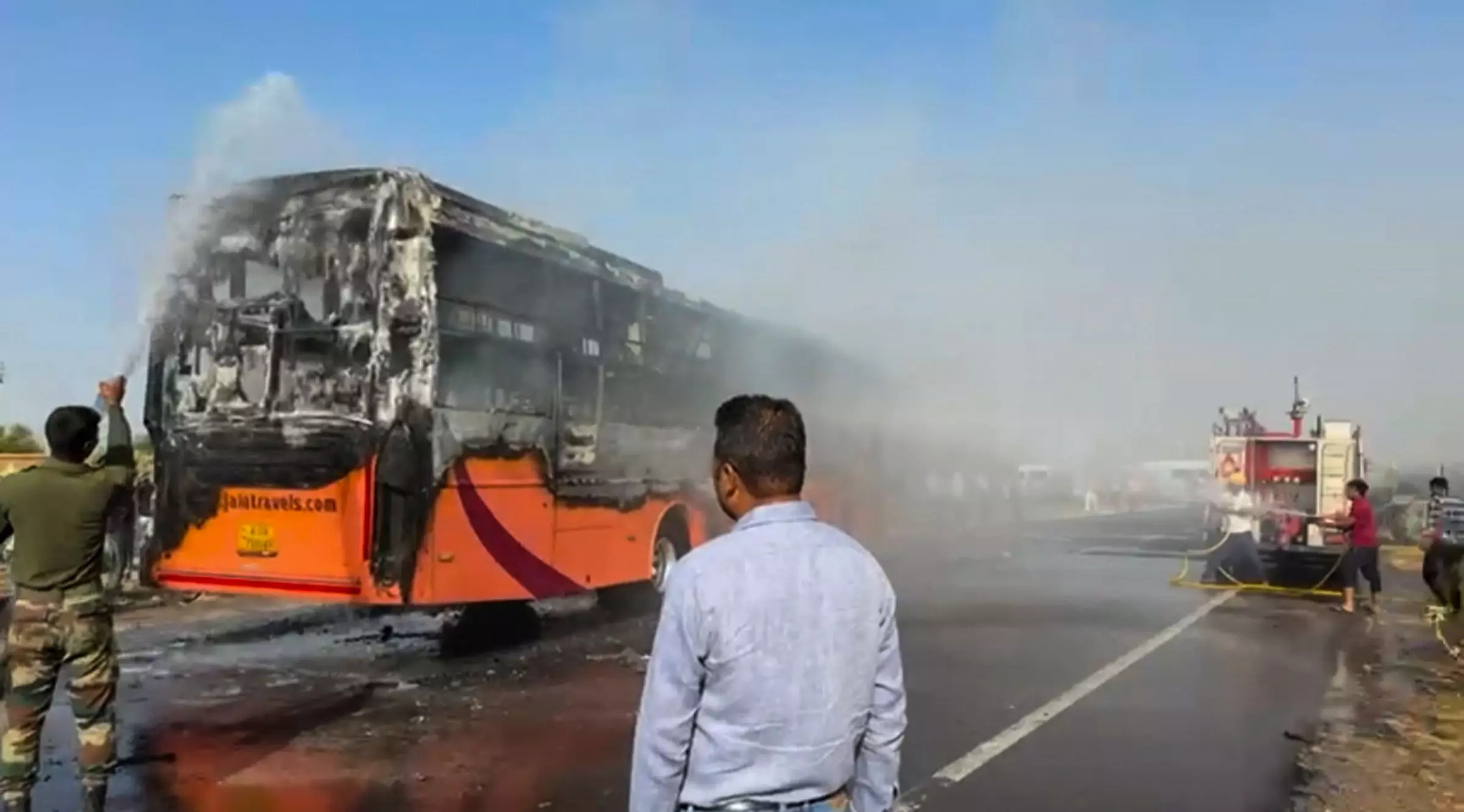 Faulty lock, lack of emergency exit behind Jaisalmer bus fire accident Faulty lock, lack of emergency exit behind Jaisalmer bus fire accident