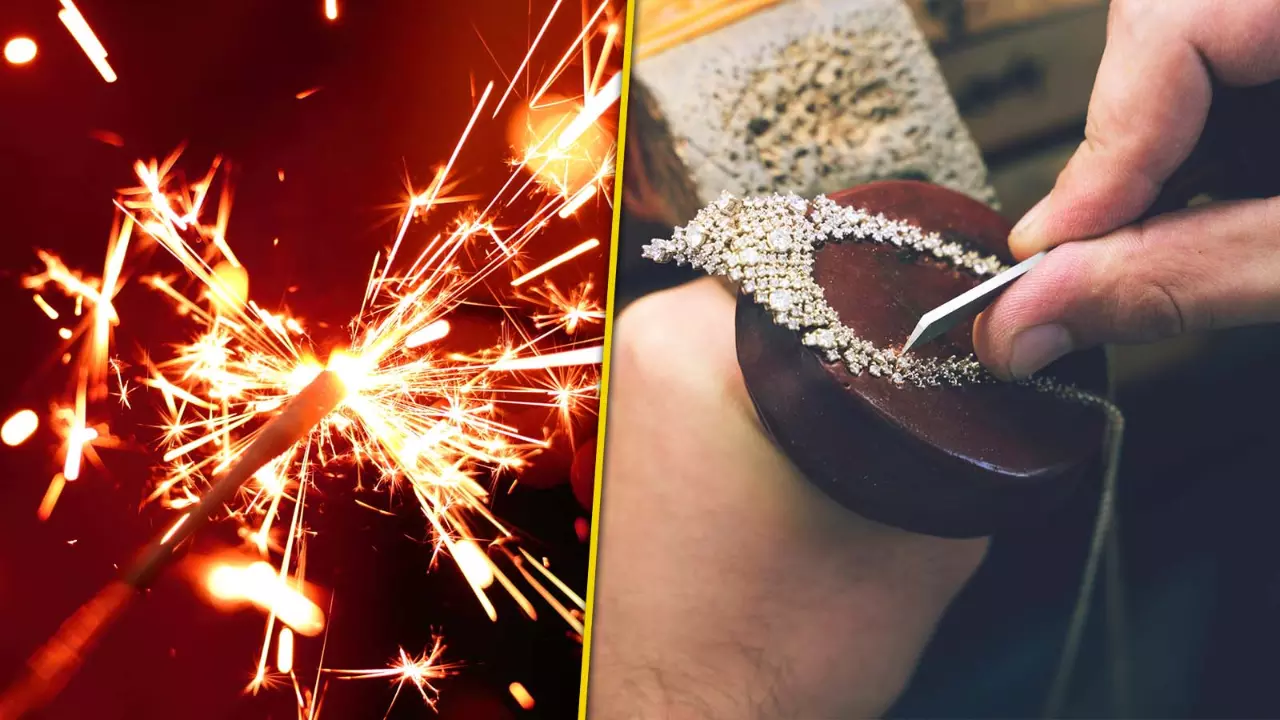 Surat diamond traders Diwali celebrations