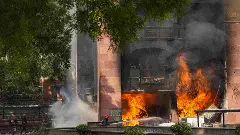 Fire broke out at Brahmaputra Apartments