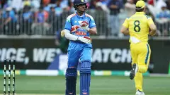 Rain halts India’s innings again as top order collapses in Perth ODI against Australia