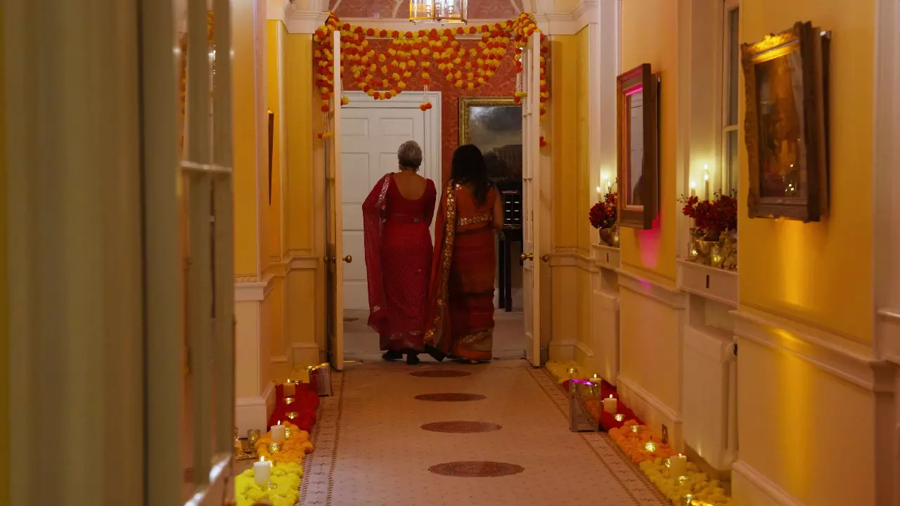 10 Downing Street decked up on Diwali 10 Downing Street decked up on Diwali