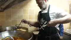 After marmalade and mutton, Rahul Gandhi dons apron to make besan ladoo, imarti