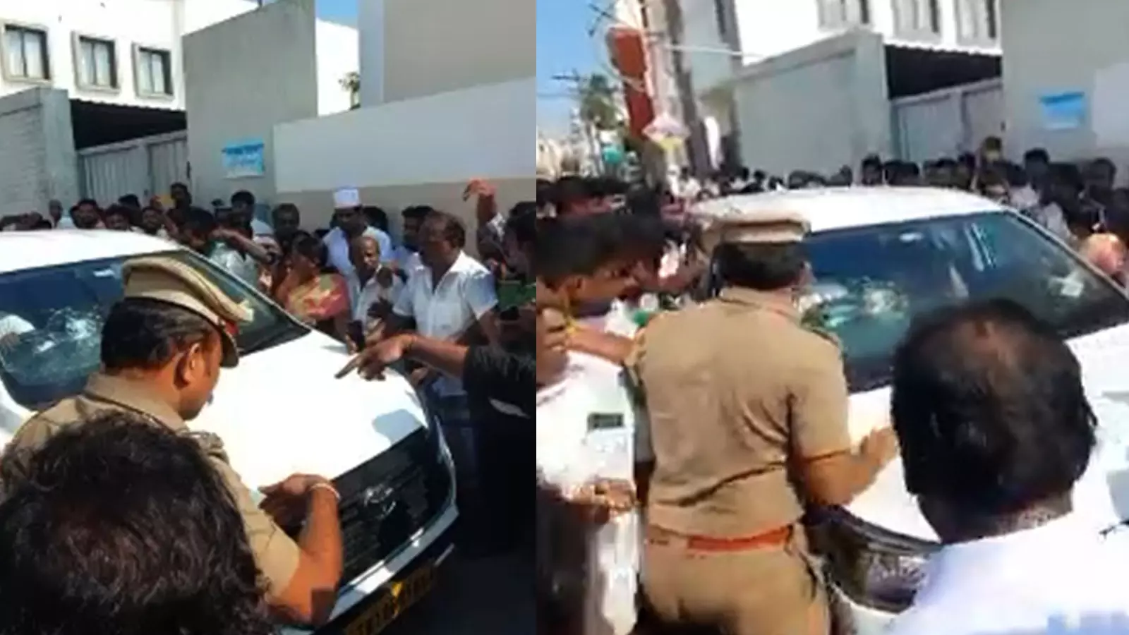 Attack on I-T officers in Karur Attack on I-T officers in Karur