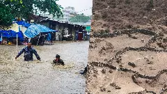 Nepal flood and drought