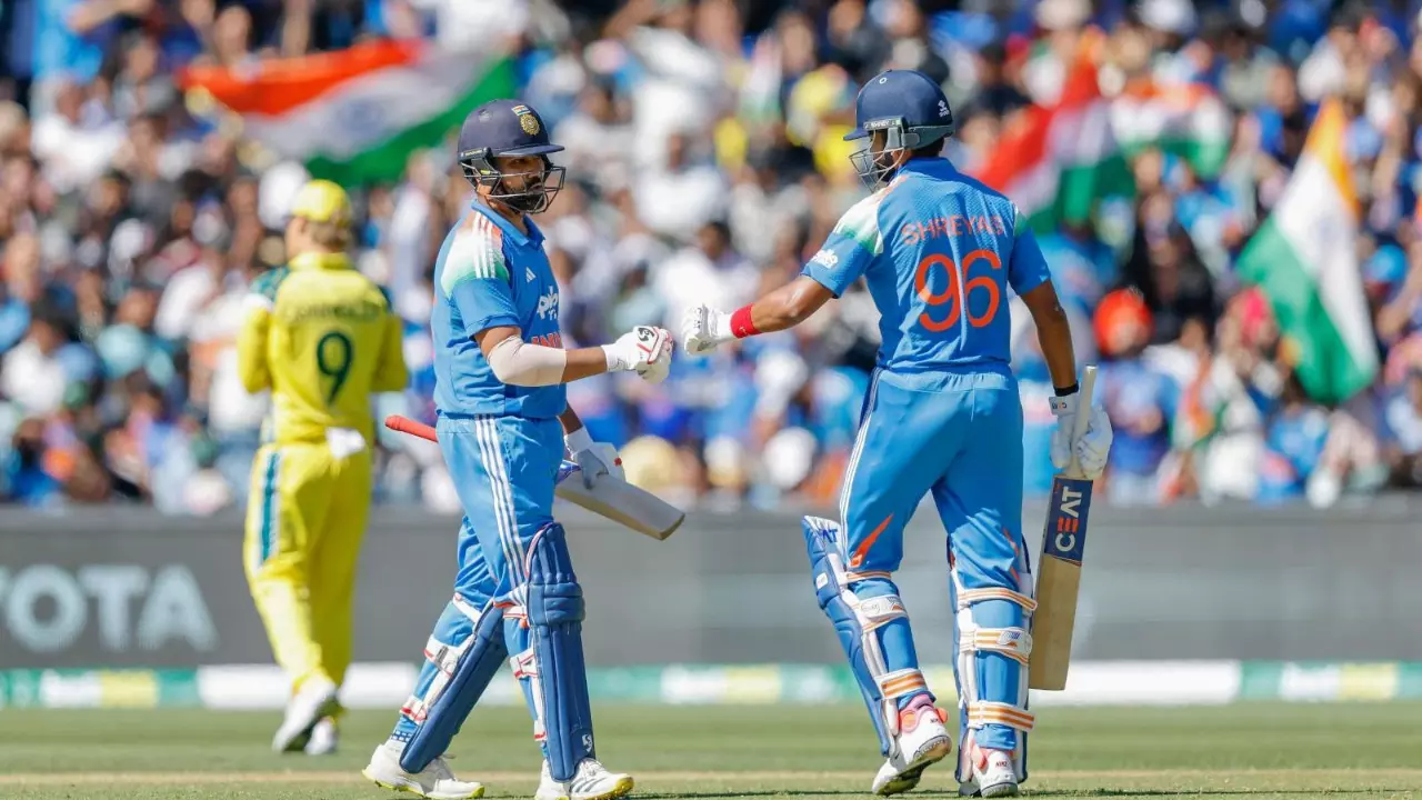 2nd ODI: Rohit, Shreyas hit fifties as India post 264 against Australia