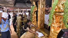 Droupadi Murmu in Sabarimala