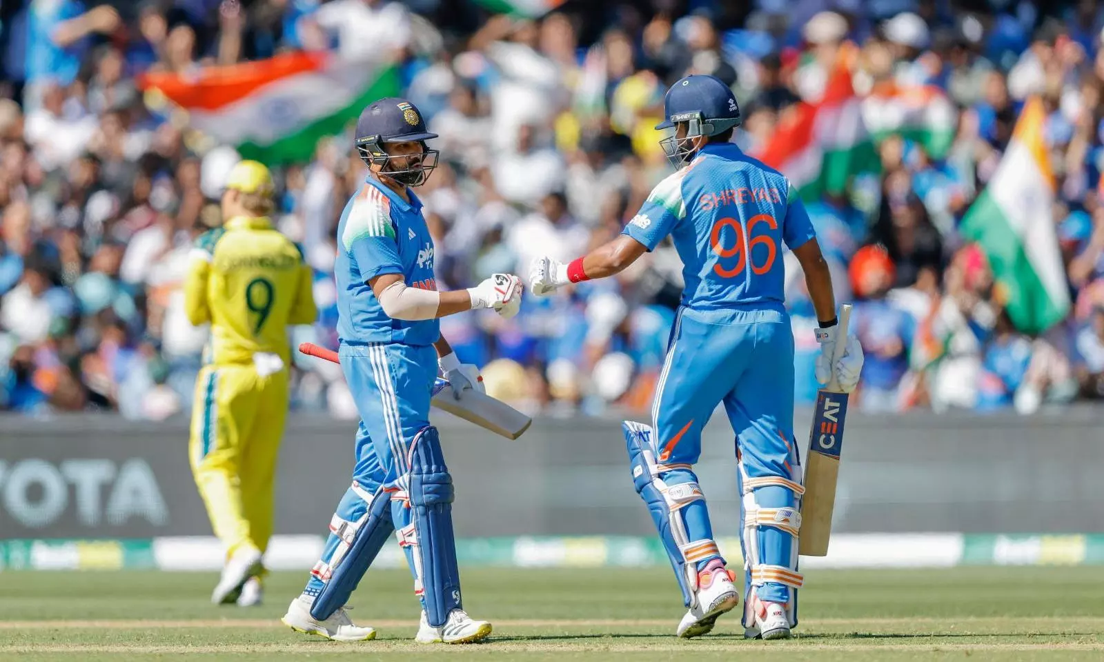 2nd ODI: Rohit, Shreyas hit fifties as India post 264 against Australia