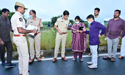 Kurnool bus tragedy: District Collector and SP at the accident spot