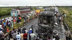 Kurnool bus fire accident