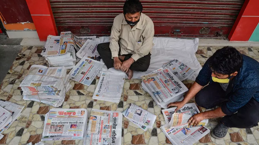Delhi Police, Newspaper, COVID-19, Lockdown