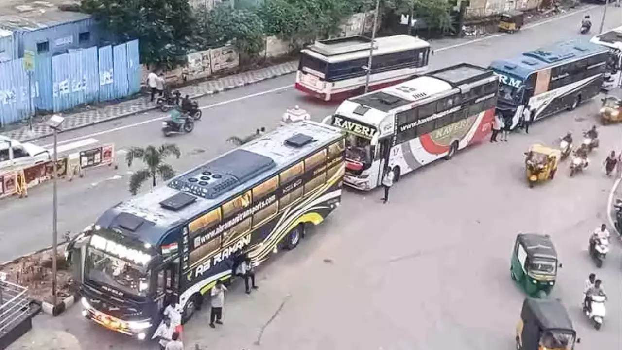 Andhra Pradesh private buses out-of-state registrations