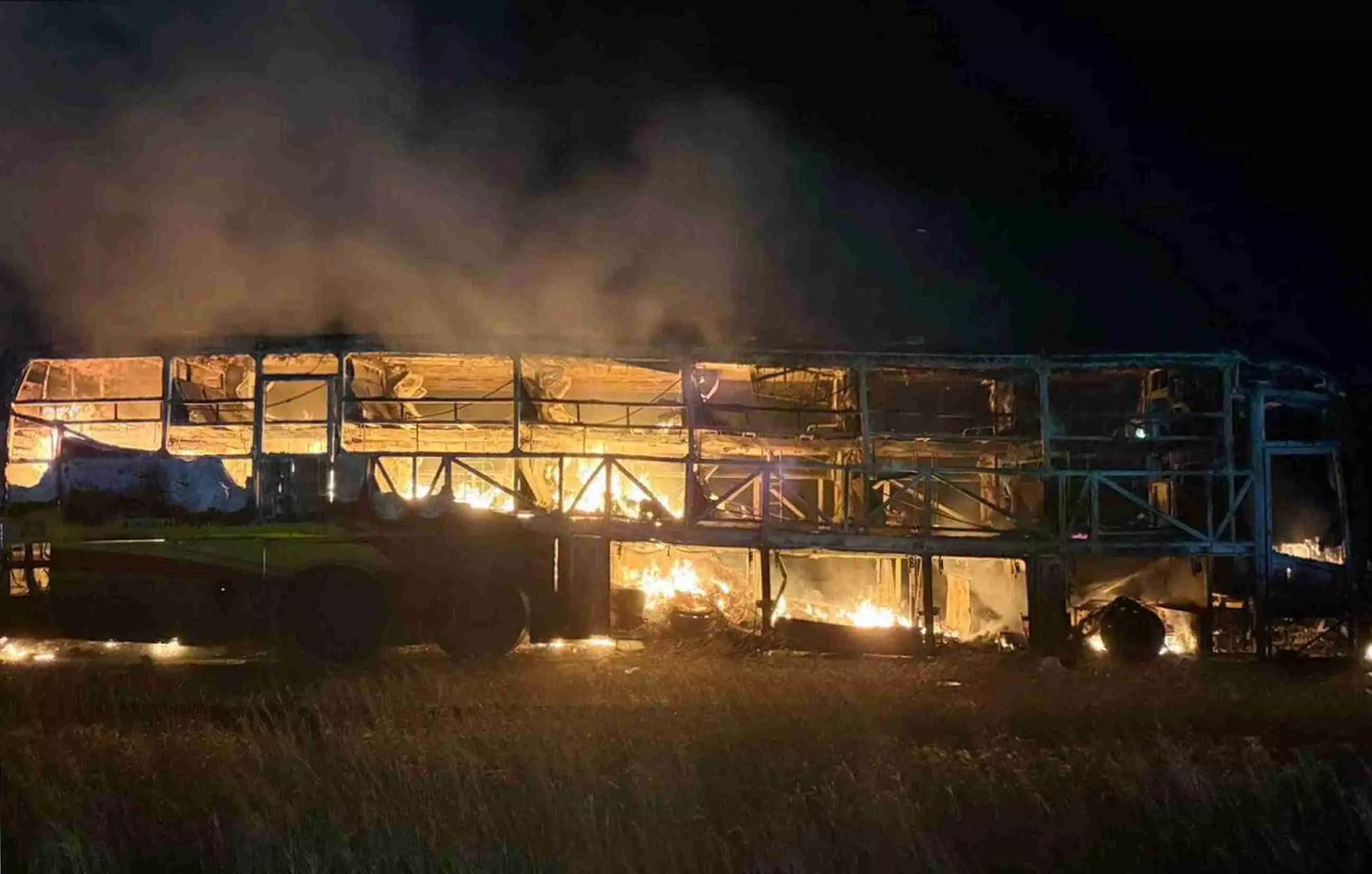 Kurnool bus fire Kurnool bus fire