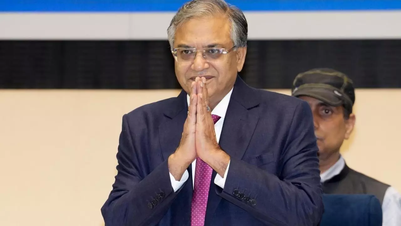 Chief Election Commissioner Gyanesh Kumar at a press conference, in New Delhi, Monday, Oct. 27, 2025. Chief Election Commissioner Gyanesh Kumar at a press conference, in New Delhi, Monday, Oct. 27, 2025.