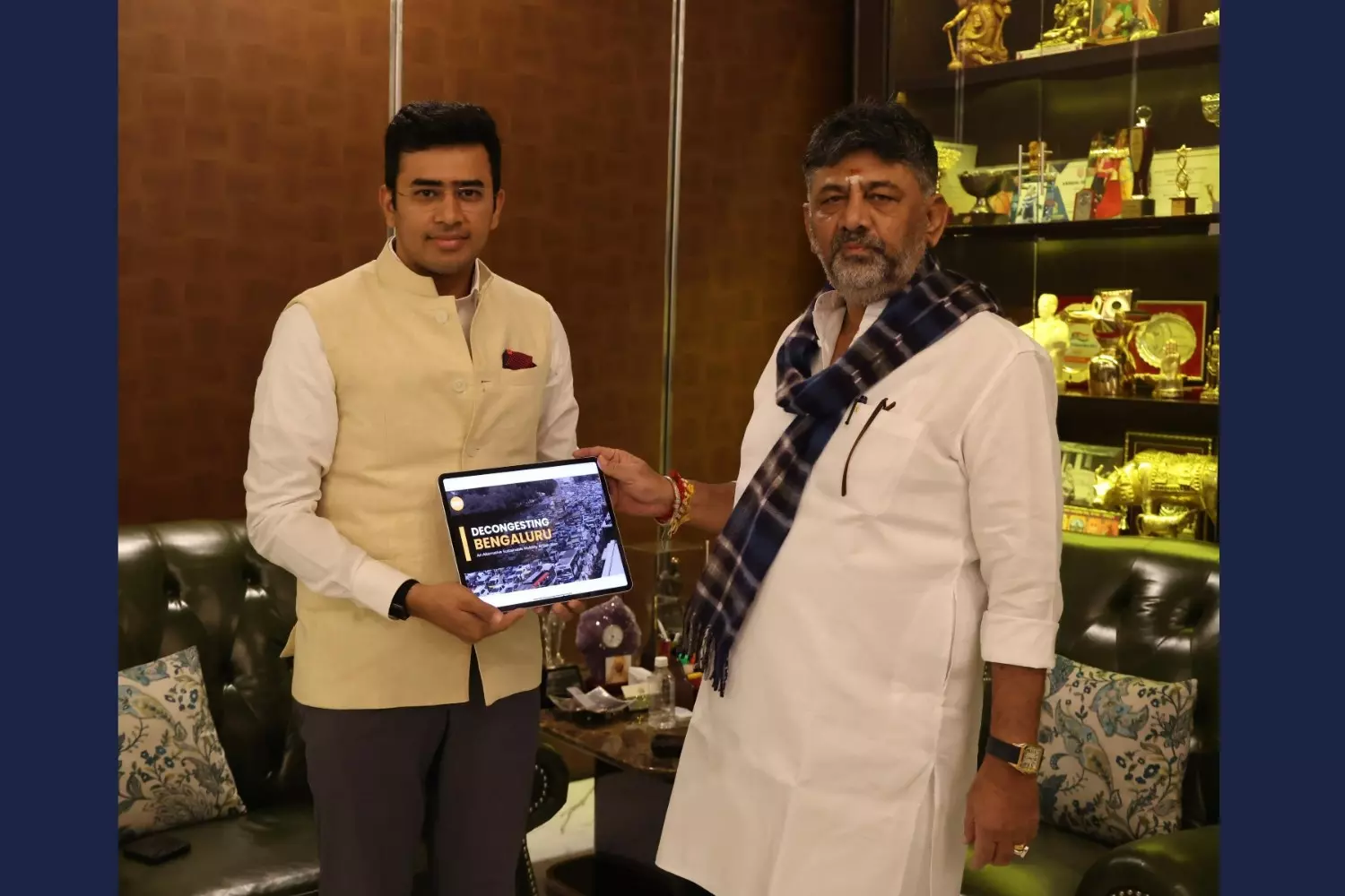Tejasvi Surya, DK Shivakumar Tejasvi Surya, DK Shivakumar