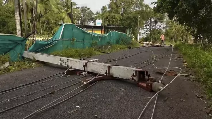 Cyclone Montha damage in Machilipatnam