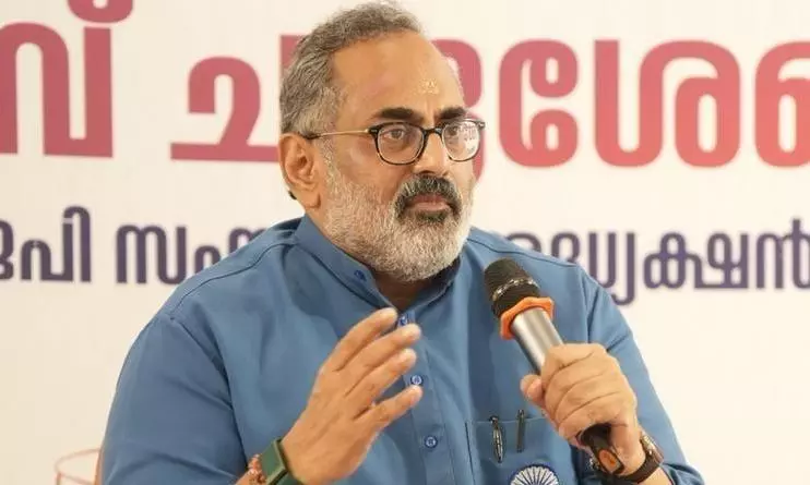 Kerala BJP president Rajeev Chandrasekhar Kerala BJP president Rajeev Chandrasekhar