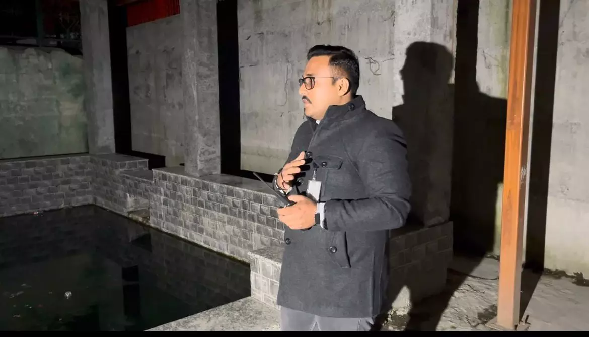 Paranormal investigator Devvrat Puri Goswami. By special arrangement Paranormal investigator Devvrat Puri Goswami. By special arrangement