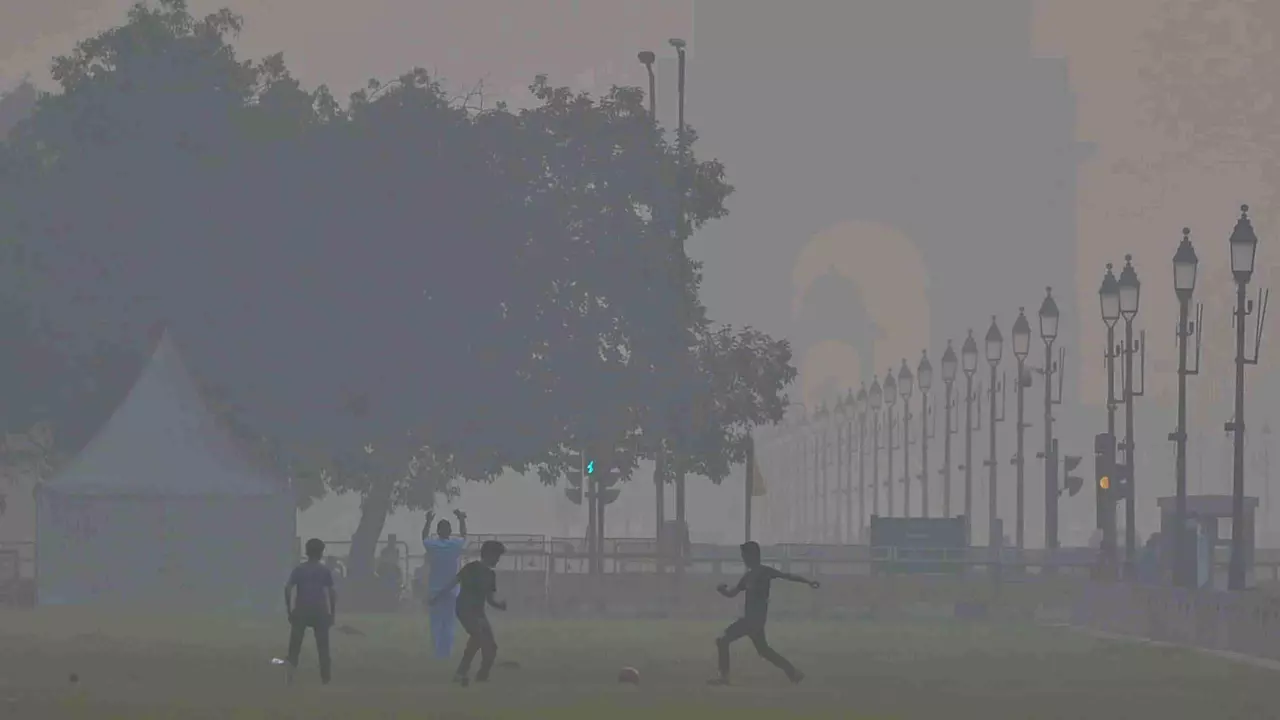 delhi pollution smog