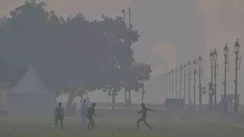 delhi pollution smog