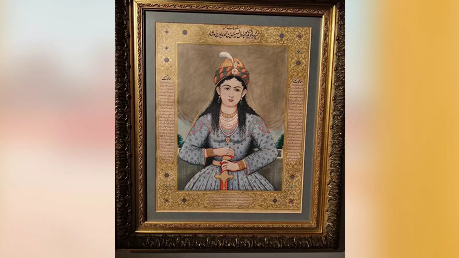 Portrait of Hamida Banu Begum, wife of Humayun, by unknown artist. Photo by Binoo K John Portrait of Hamida Banu Begum, wife of Humayun, by unknown artist. Photo by Binoo K John