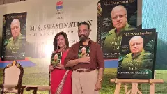 Priyambada Jayakumar with Kamal Haasan at the launch of her book Priyambada Jayakumar with Kamal Haasan at the launch of her book