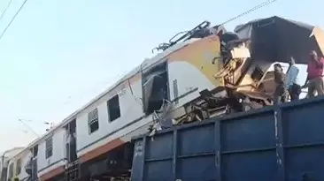 Passenger train collides with goods train in Bilaspur, Chhattisgarh