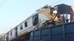 Passenger train collides with goods train in Bilaspur, Chhattisgarh
