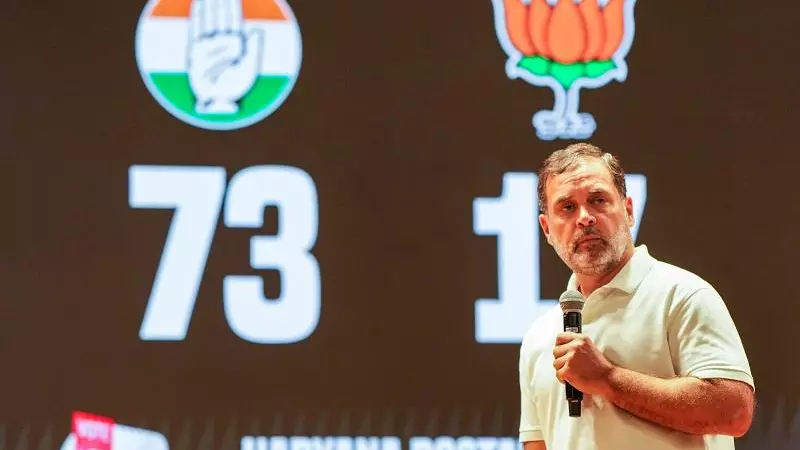 Rahul Gandhis vote chori presser