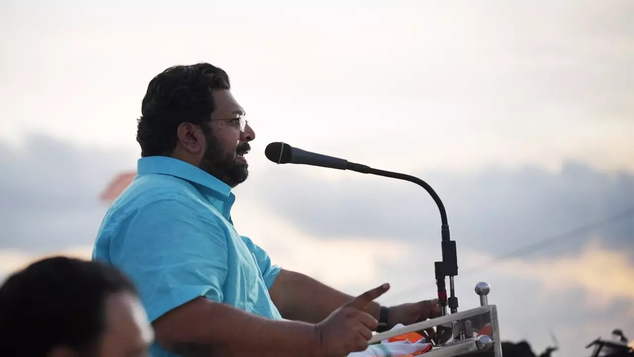 Former Congress MLA K S Sabarinathan