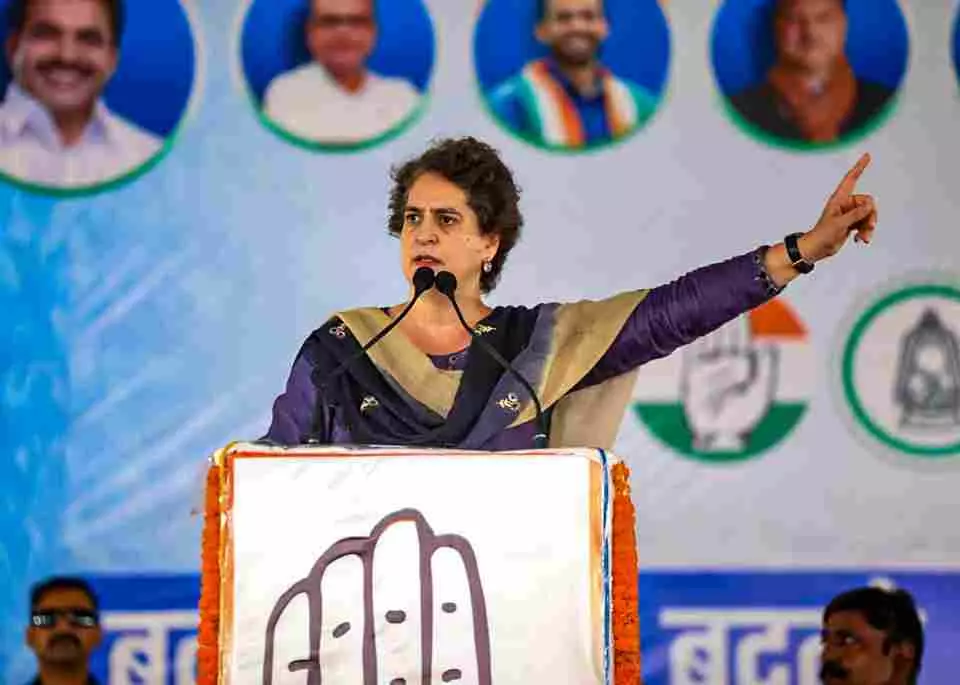 NDA wants to form govt in Bihar through vote chori, says Priyanka NDA wants to form govt in Bihar through vote chori, says Priyanka