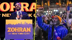 Mamdani wins, and his supporters cheer in New York Mamdani wins, and his supporters cheer in New York