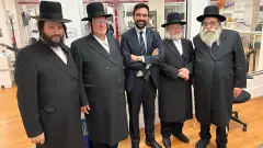 Zohran Mamdani with Jewish community leaders