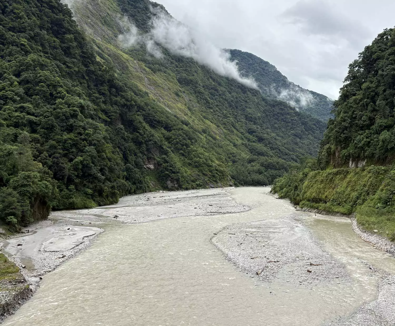 A view of the Rongyoung Kyoung river. Photo by Tshering Eden