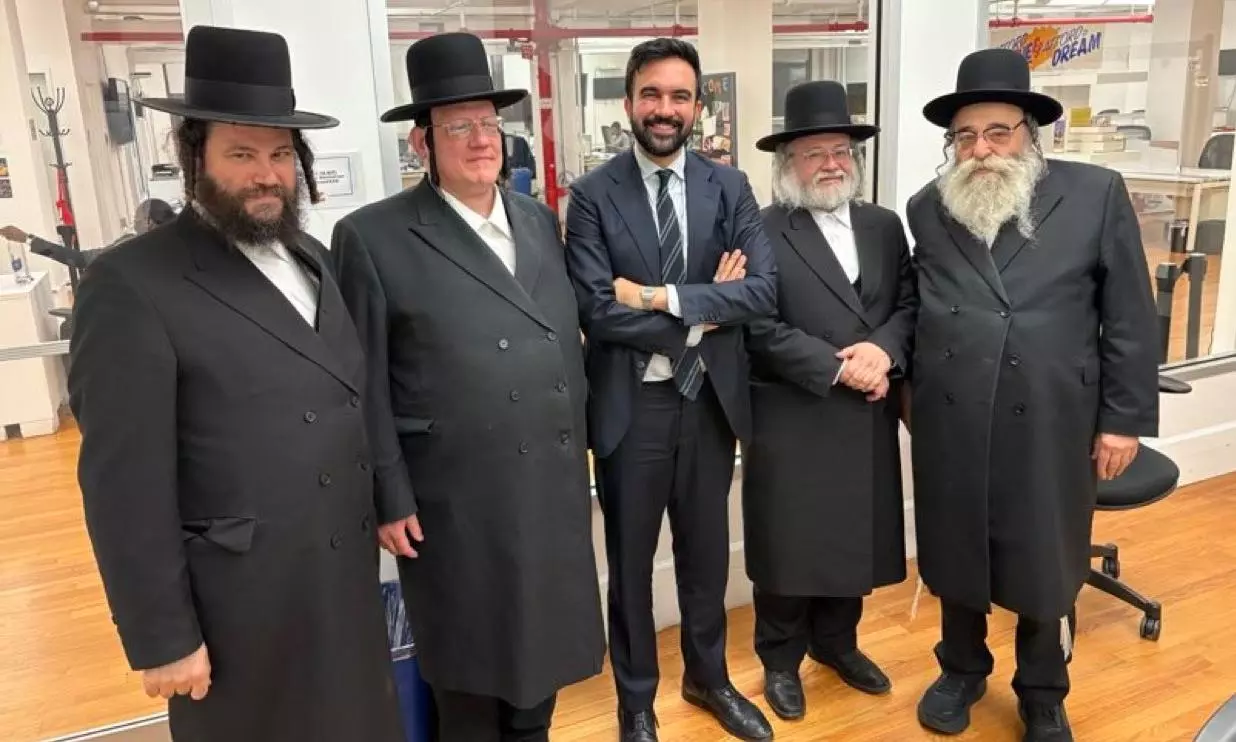 Zohran Mamdani with Jewish community leaders Zohran Mamdani with Jewish community leaders