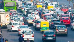 Traffic in Delhi