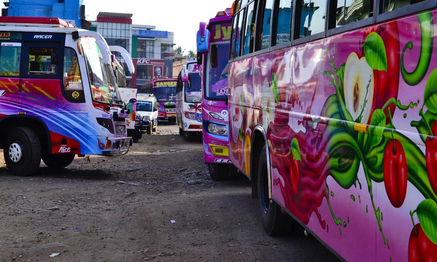 Omni bus services from Tamil Nadu to Kerala suspended over hefty fines