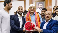 Mohammad Azharuddin takes charge