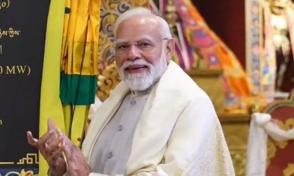 Narendra Modi in Bhutan, hours after the Delhi Red Fort car blast
