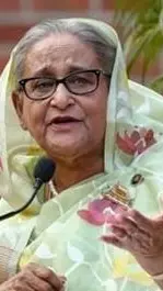 Sheikh Hasina says restoration of participatory democracy key condition for her return