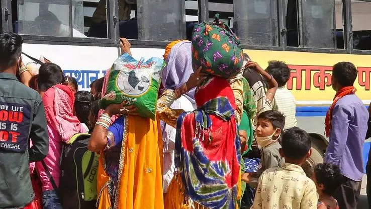 Migrant workers in Rajasthan