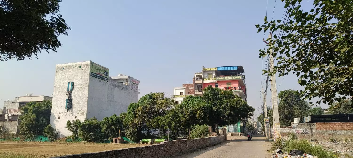 The lane in Rohtak where the Defence Mission Academy is located. Photo by Sat Singh The lane in Rohtak where the Defence Mission Academy is located. Photo by Sat Singh