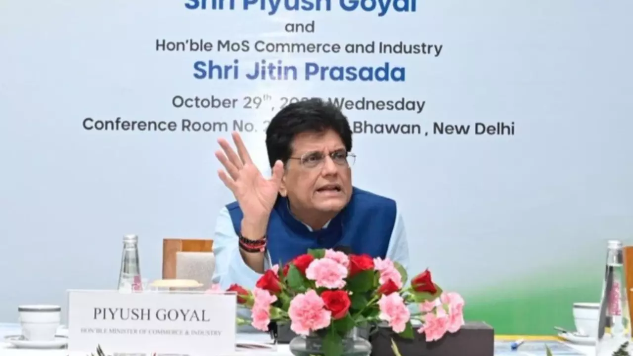 Piyush Goyal India in talks for FTAs with six key economies Piyush Goyal India in talks for FTAs with six key economies