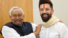 Nitish Kumar and Chirag Paswan