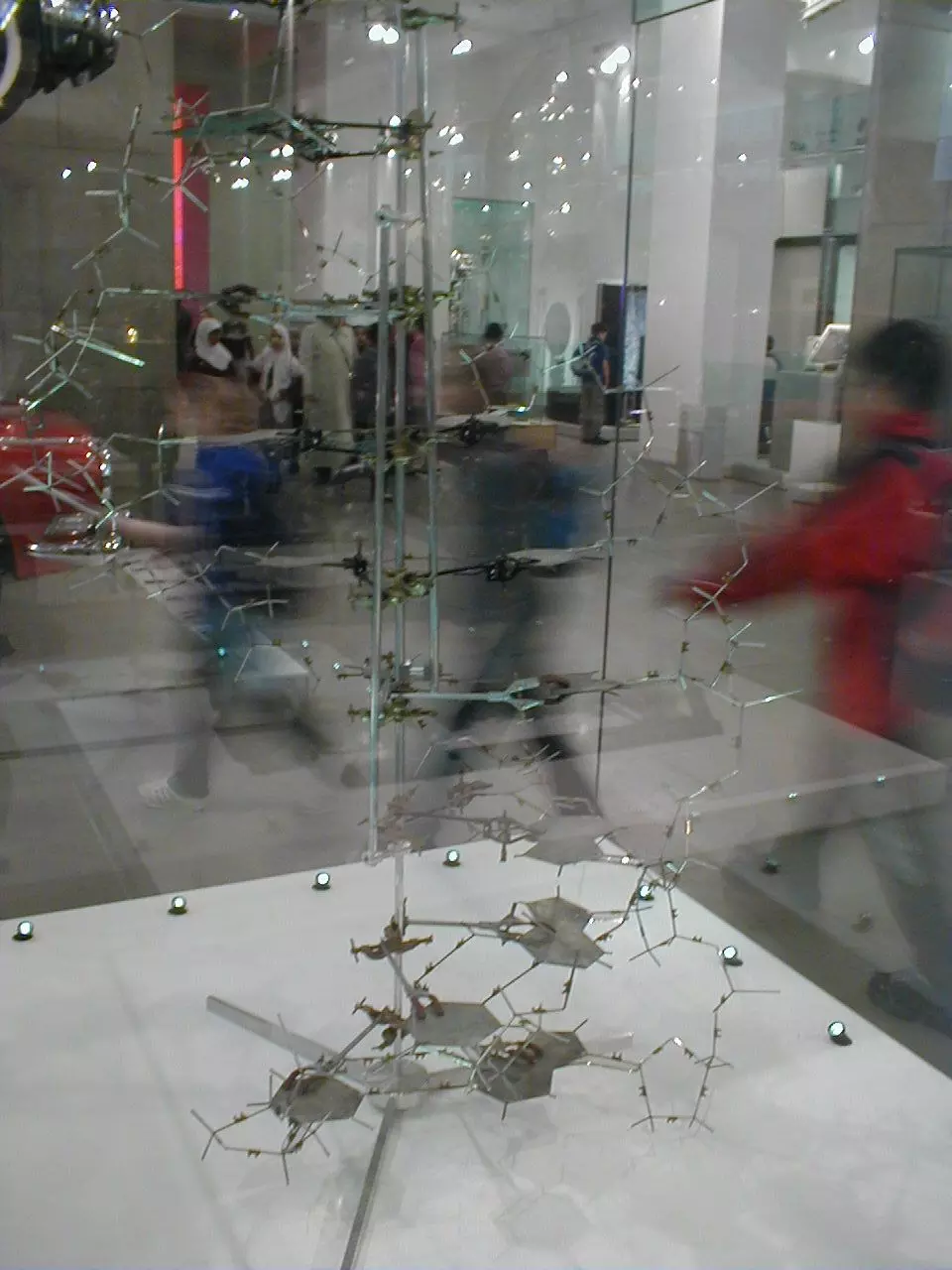 A DNA model built by James Watson and Francis Crick, at the Science Museum in London. Photo: Wikimedia Commons A DNA model built by James Watson and Francis Crick, at the Science Museum in London. Photo: Wikimedia Commons
