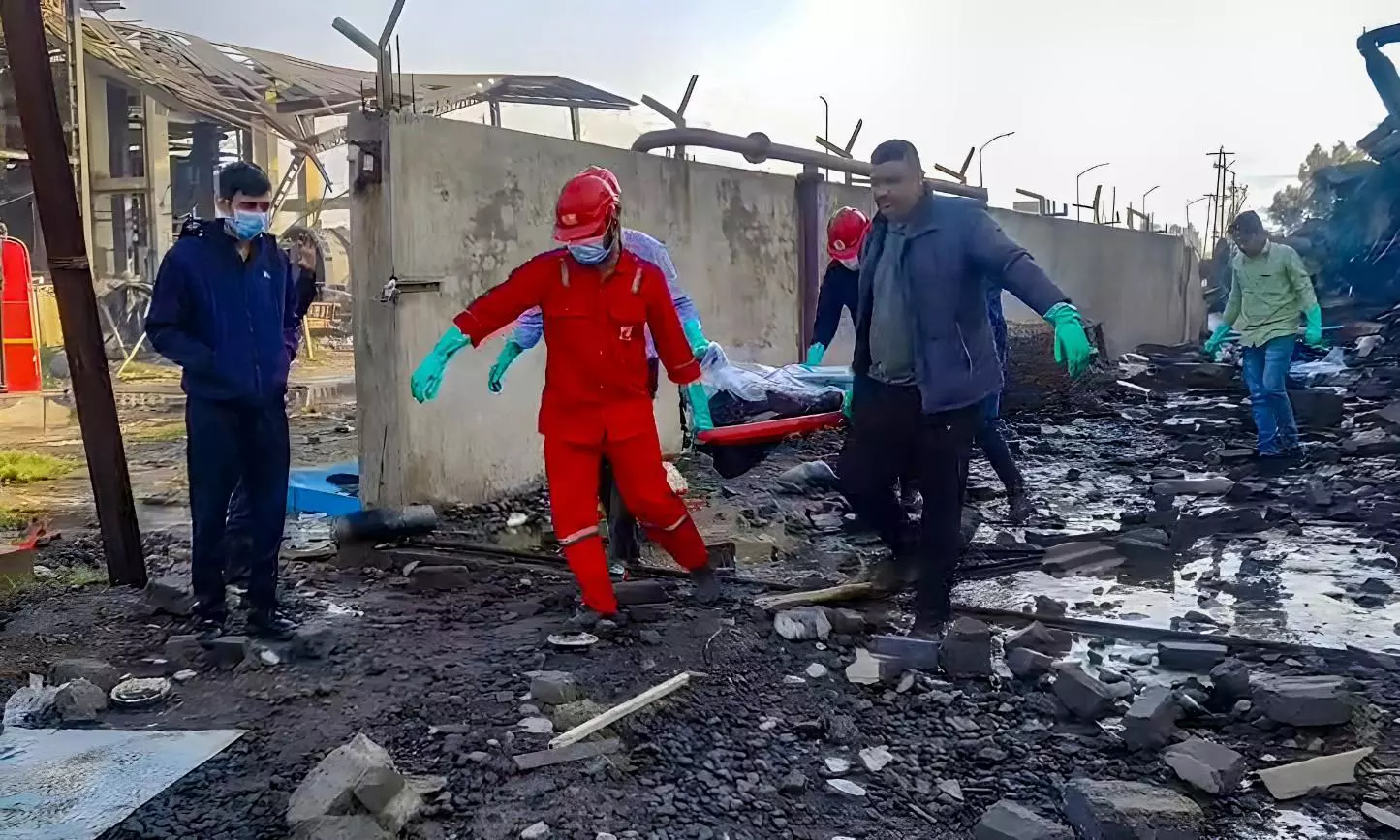 Bharuch pharma plant blast exposes massive safety violations in Gujarat Bharuch pharma plant blast exposes massive safety violations in Gujarat