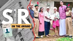 voter enumeration form being distributed in Kerala